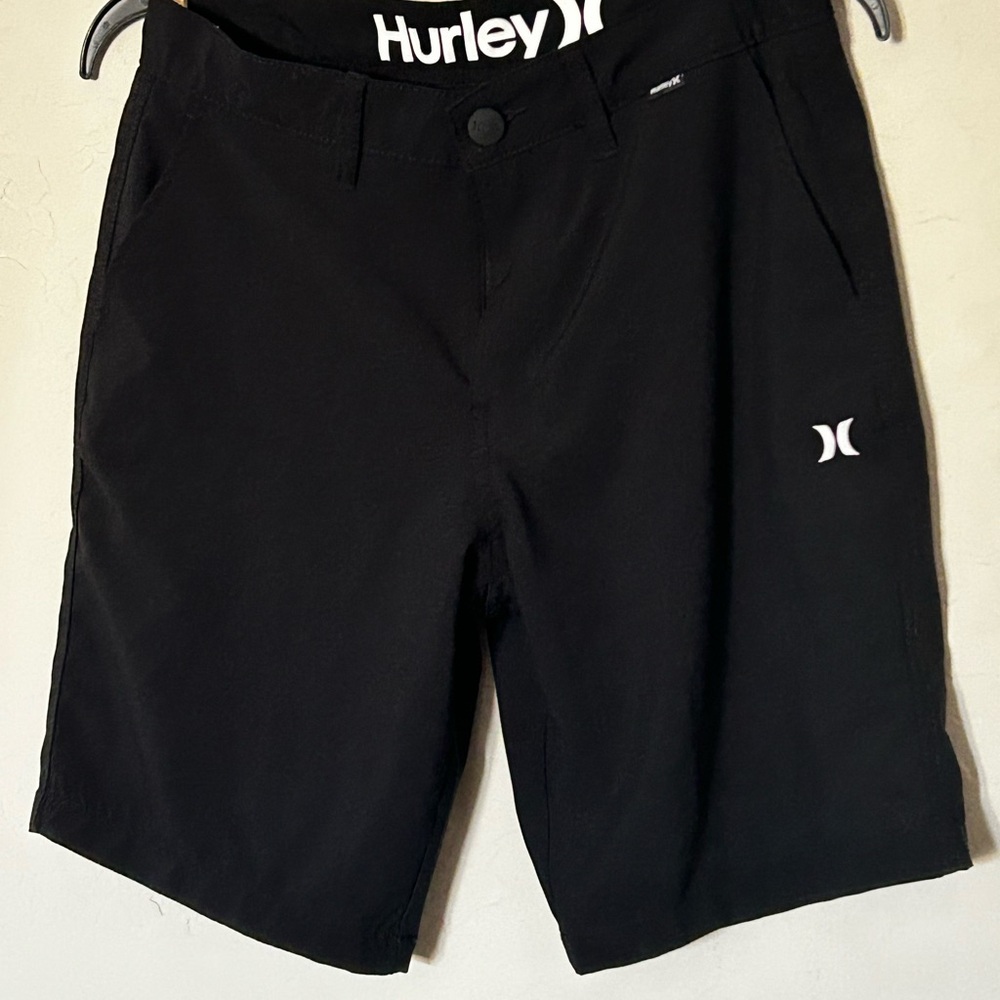 Hurley Black Hybrid Shorts Lightweight Athletic Design
